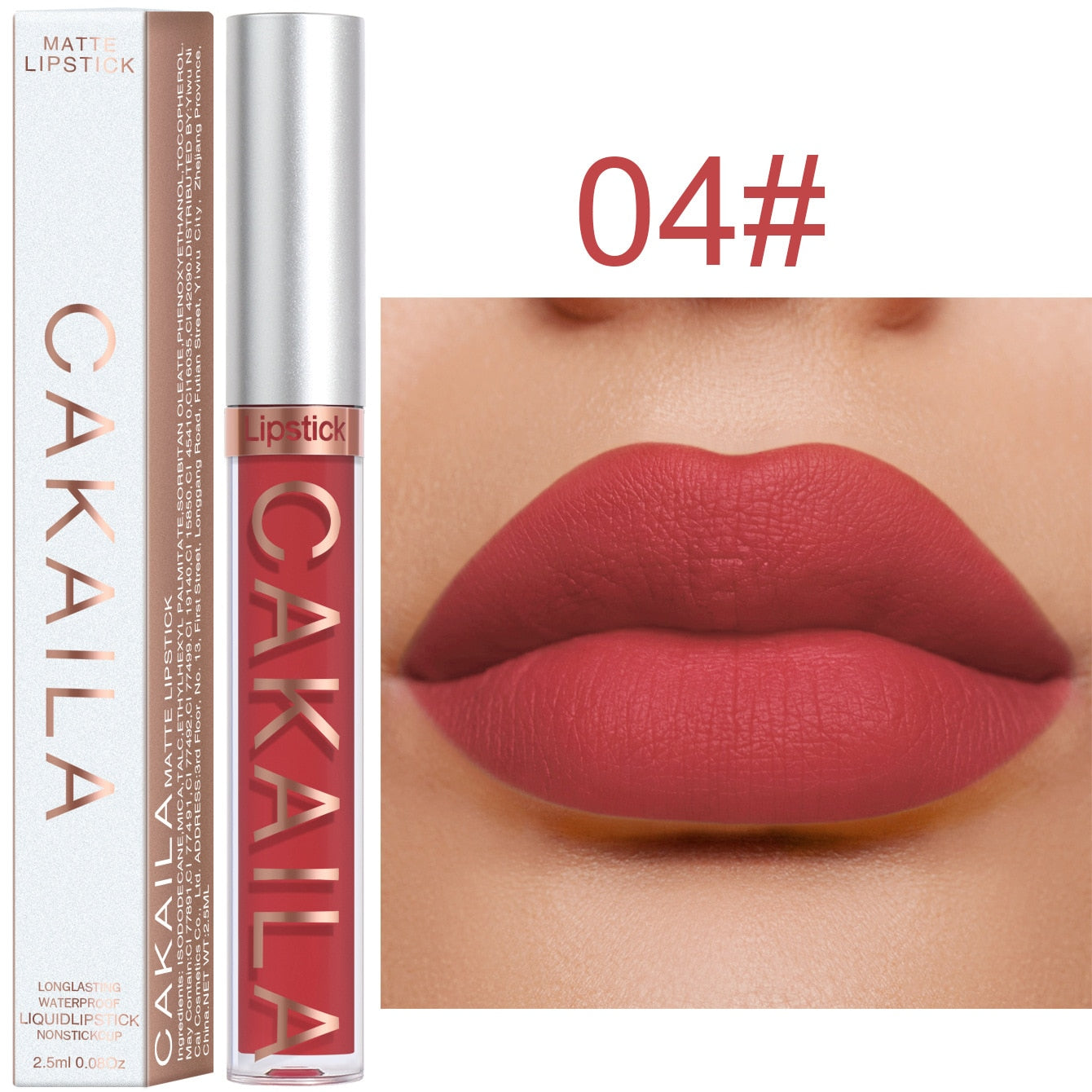 CAKAILA Non-Stick Matte Lipstick