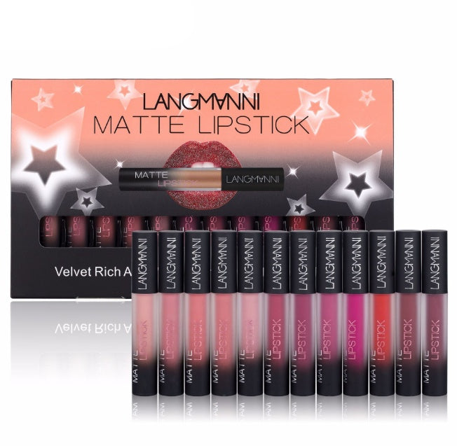 Matte Lipstick Waterproof 
Long-lasting Velvet Lipstick Set