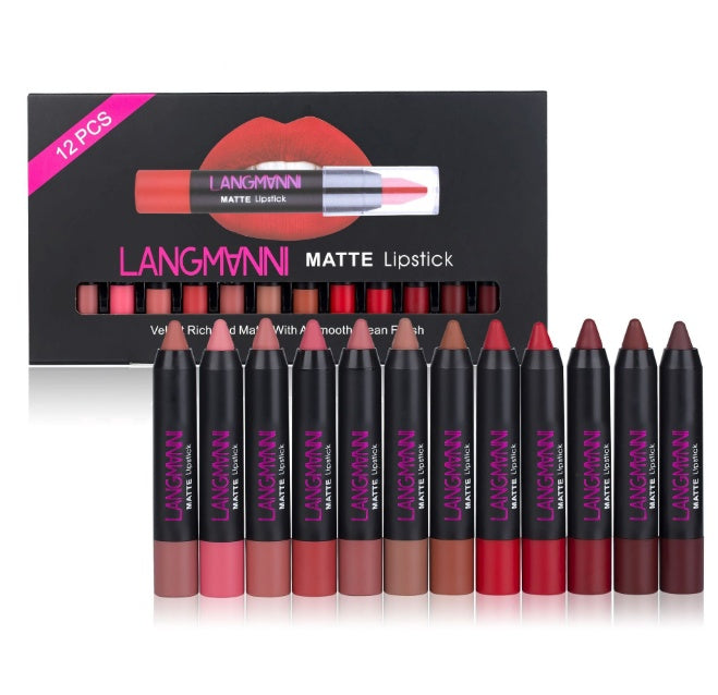 Matte Lipstick Waterproof 
Long-lasting Velvet Lipstick Set