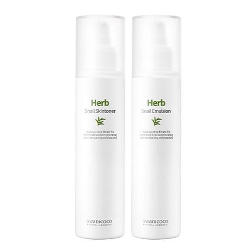 swanicoco Herb Snail Basic Set Skin Toner + Emulsion