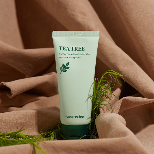 papa recipe Tea Tree Control Mud Cream Mask 100ml