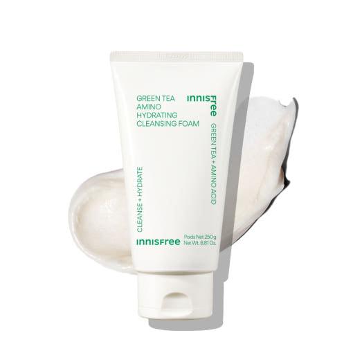 innisfree Green Tea Amino Hydrating Cleansing Foam 250g